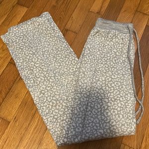 Cheetah print pj pants